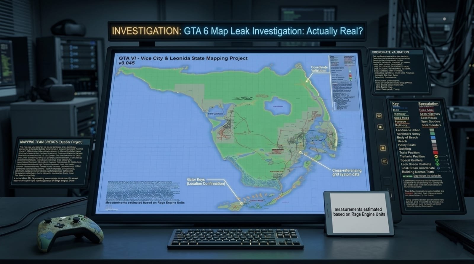 GTA 6 map leak details showing Vice City, islands, and expanded map size in 2026