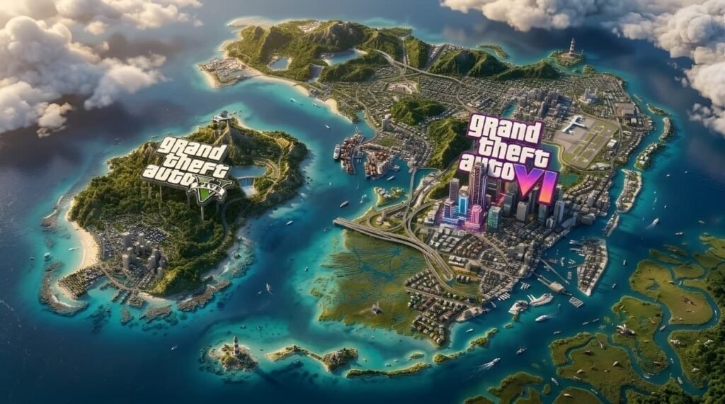 GTA 6 map size comparison vs GTA 5 Los Santos