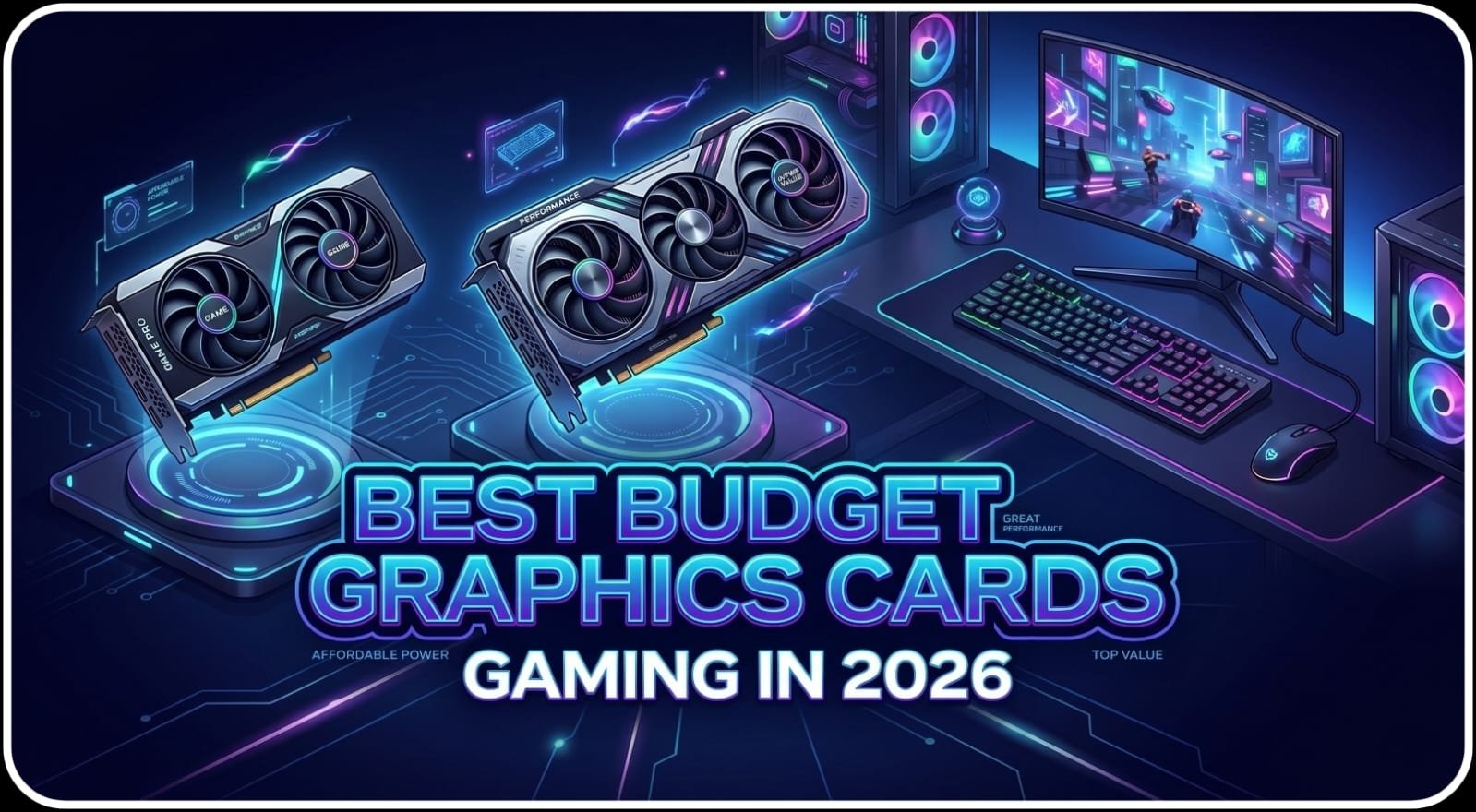 Best budget graphics cards for gaming 2026 with high FPS performance low price GPU for smooth gameplay