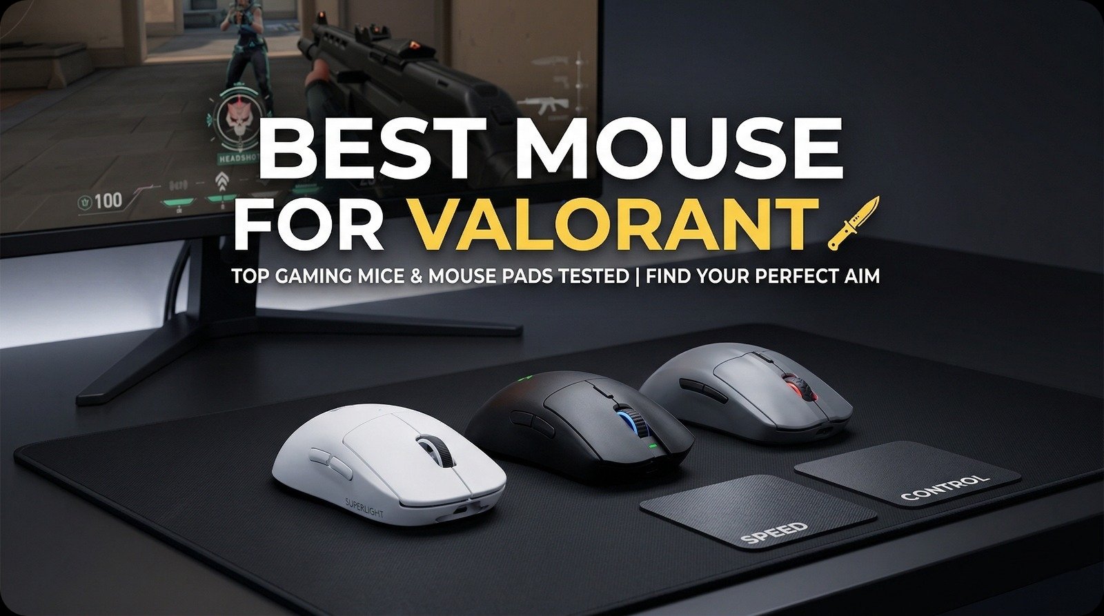 Best Mouse for Valorant with high DPI sensor and precise aiming performance