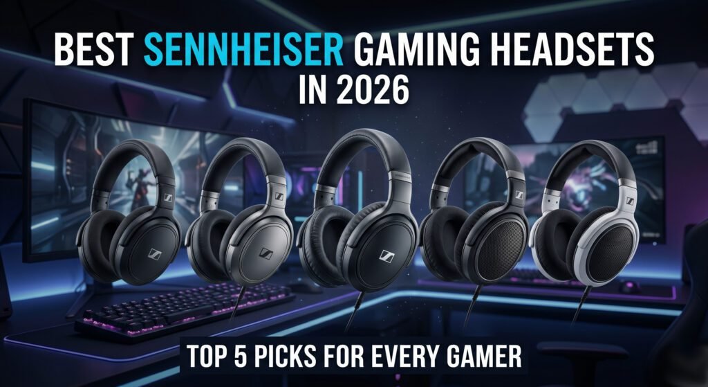 Best Sennheiser gaming headset in 2026 with premium sound quality clear microphone and comfortable design for immersive gaming