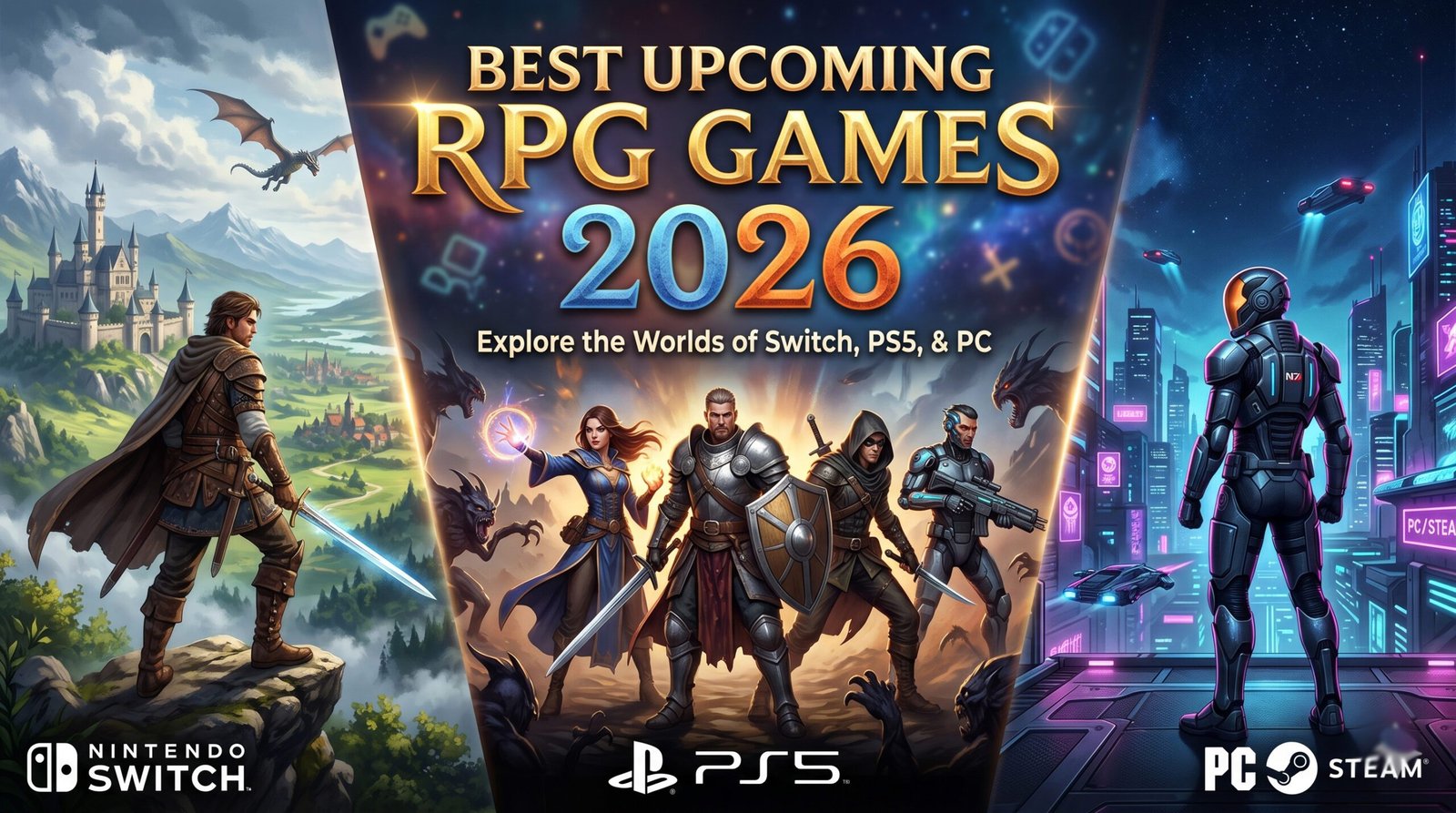 Best upcoming RPG games 2026 for Nintendo Switch PS5 and PC featuring exciting adventures new worlds and anticipated releases