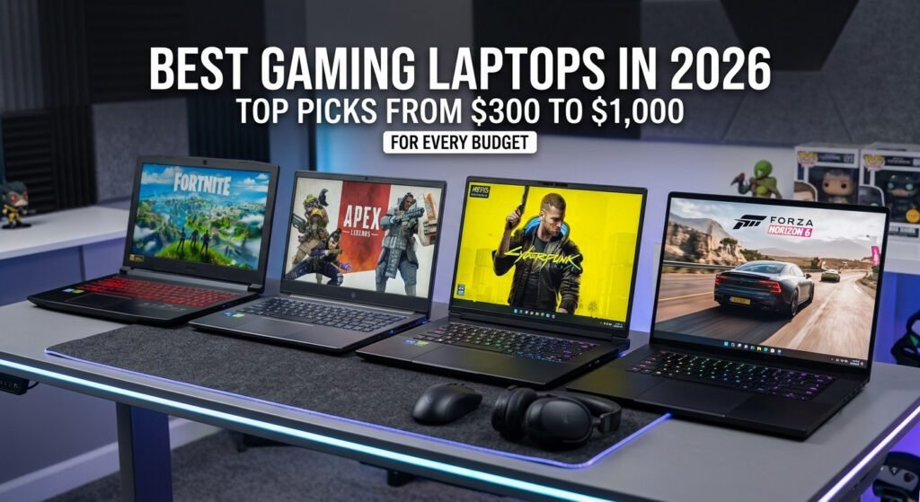 Best budget gaming laptops with RTX graphics, high-refresh displays, RGB keyboards, and powerful processors under $1,000