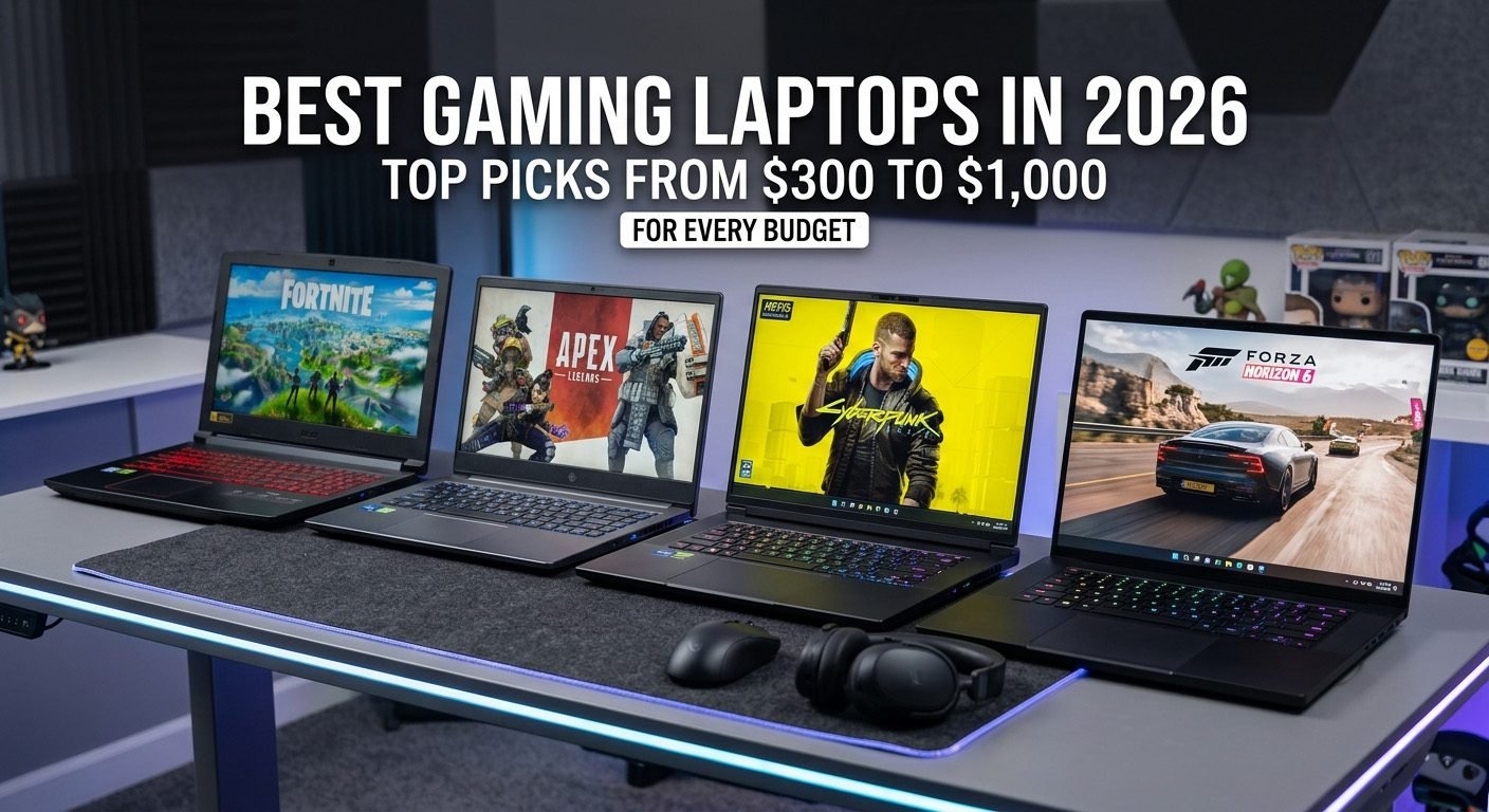 Best budget gaming laptops with RTX graphics, high-refresh displays, RGB keyboards, and powerful processors under $1,000