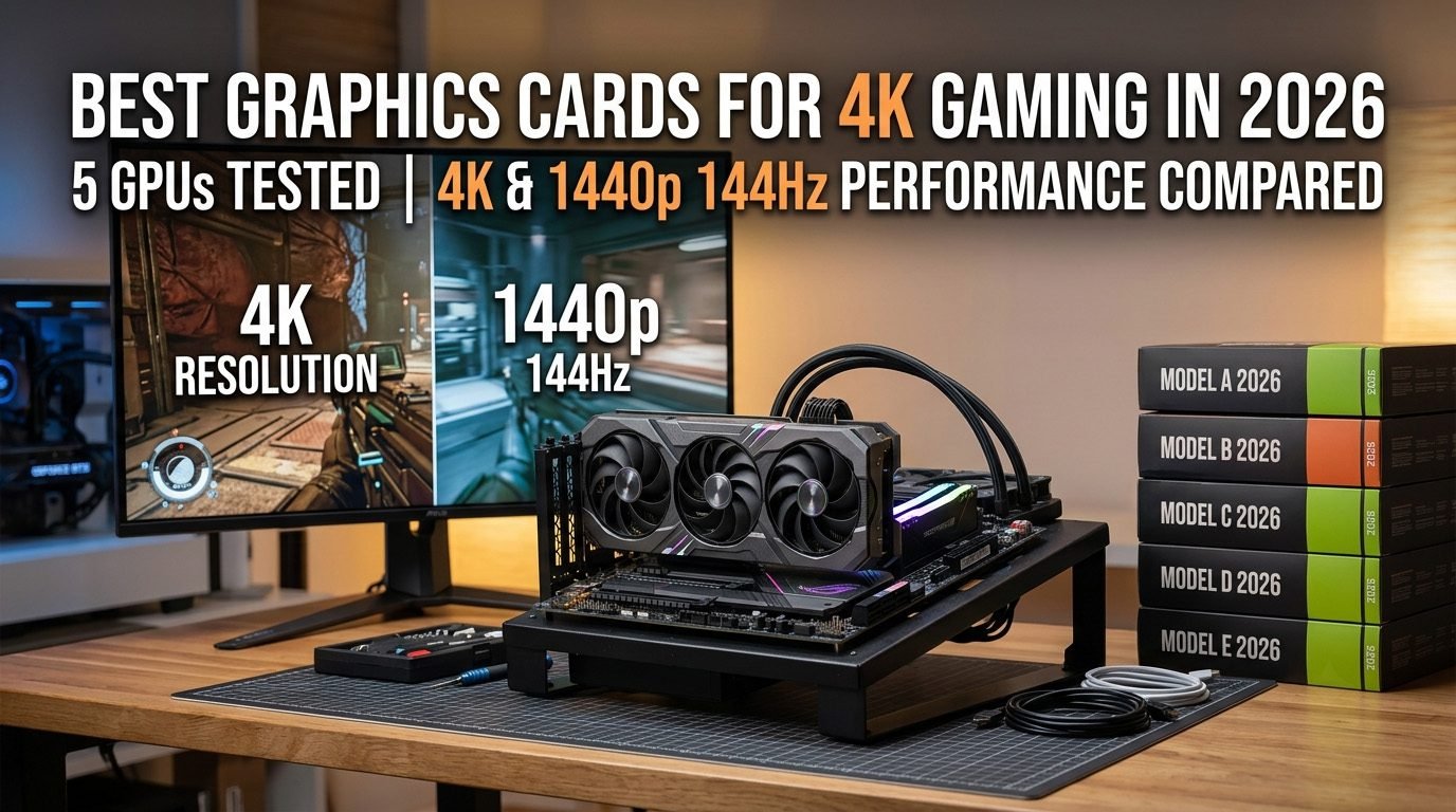 Best graphics cards for 4K gaming with high FPS, ray tracing, DLSS, and modern NVIDIA and AMD GPUs