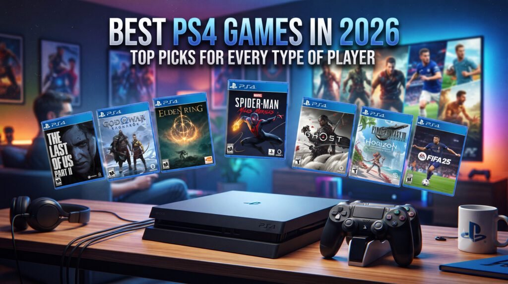Best PS4 games featuring action, RPG, racing, horror, and adventure titles for every type of PlayStation 4 player