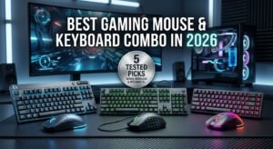 Best gaming mouse and keyboard combos in 2026 featuring wired, wireless, mechanical and RGB setups.