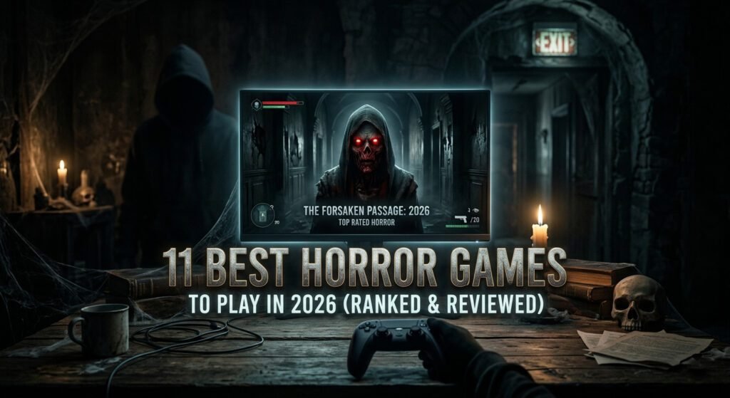 11 best horror games to play in 2026, featuring survival, psychological, action, and scary horror games.