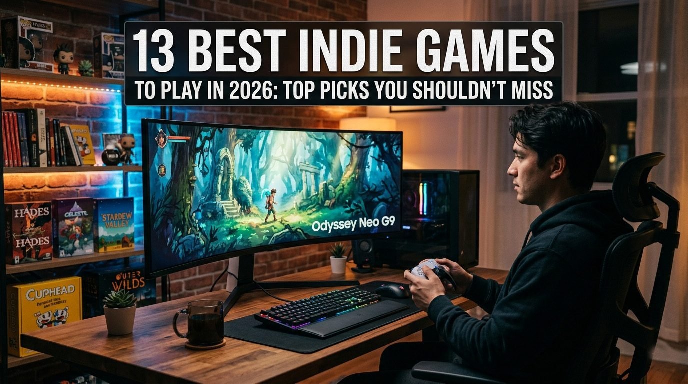 13 best indie games to play in 2026 across RPG, roguelike, horror, puzzle, and adventure genres.