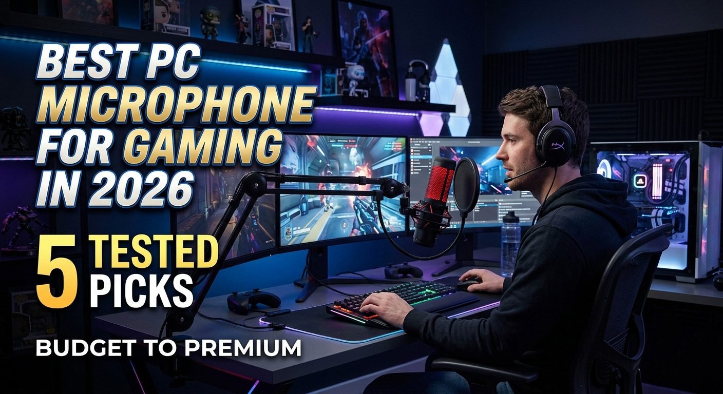 Best PC gaming microphones with USB and XLR connectivity, RGB lighting, noise reduction, and crystal-clear voice quality