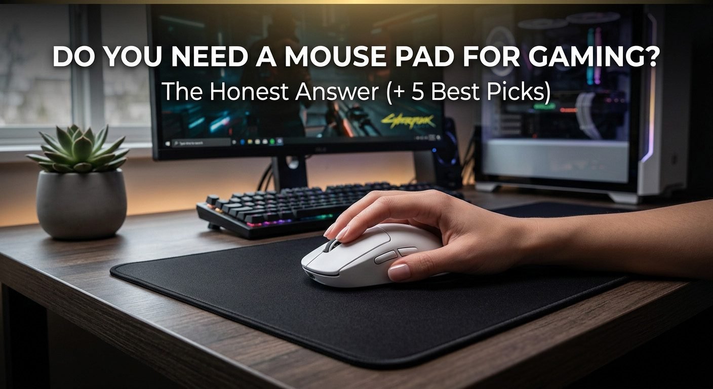 Do you need a mouse pad for gaming in 2026 with five recommended gaming mouse pad options.