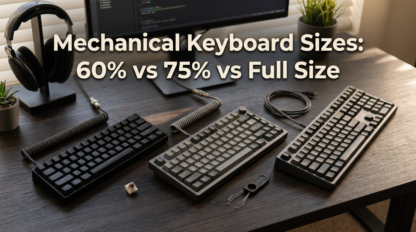 Mechanical Keyboard Sizes: 60% vs 75% vs Full Size